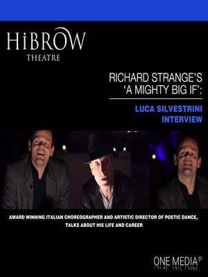 cover image of Richard Strange's A Mighty Big If: Luca Silvestrini